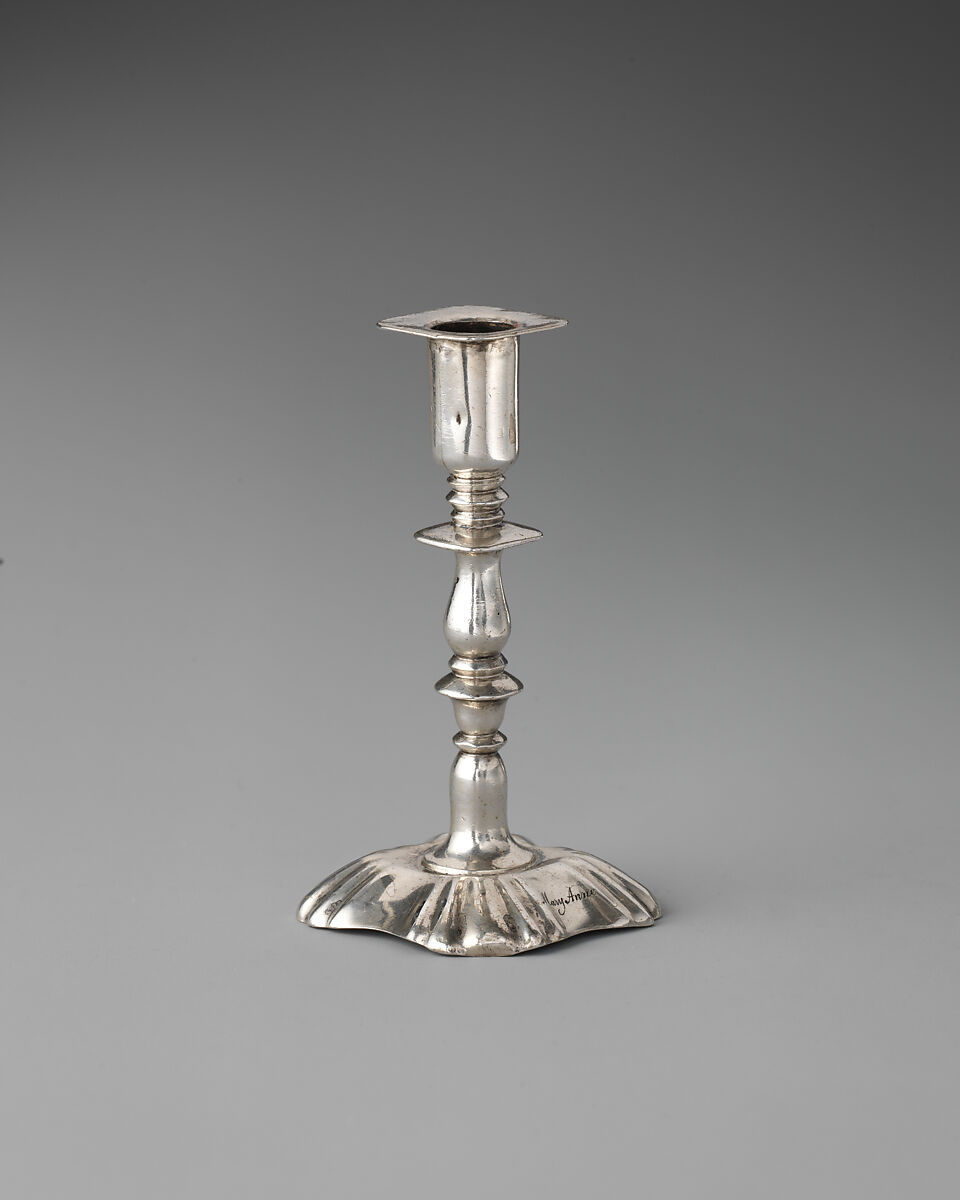 Miniature candlestick (one of a pair), Henry Flavelle, Silver, Irish, Dublin 