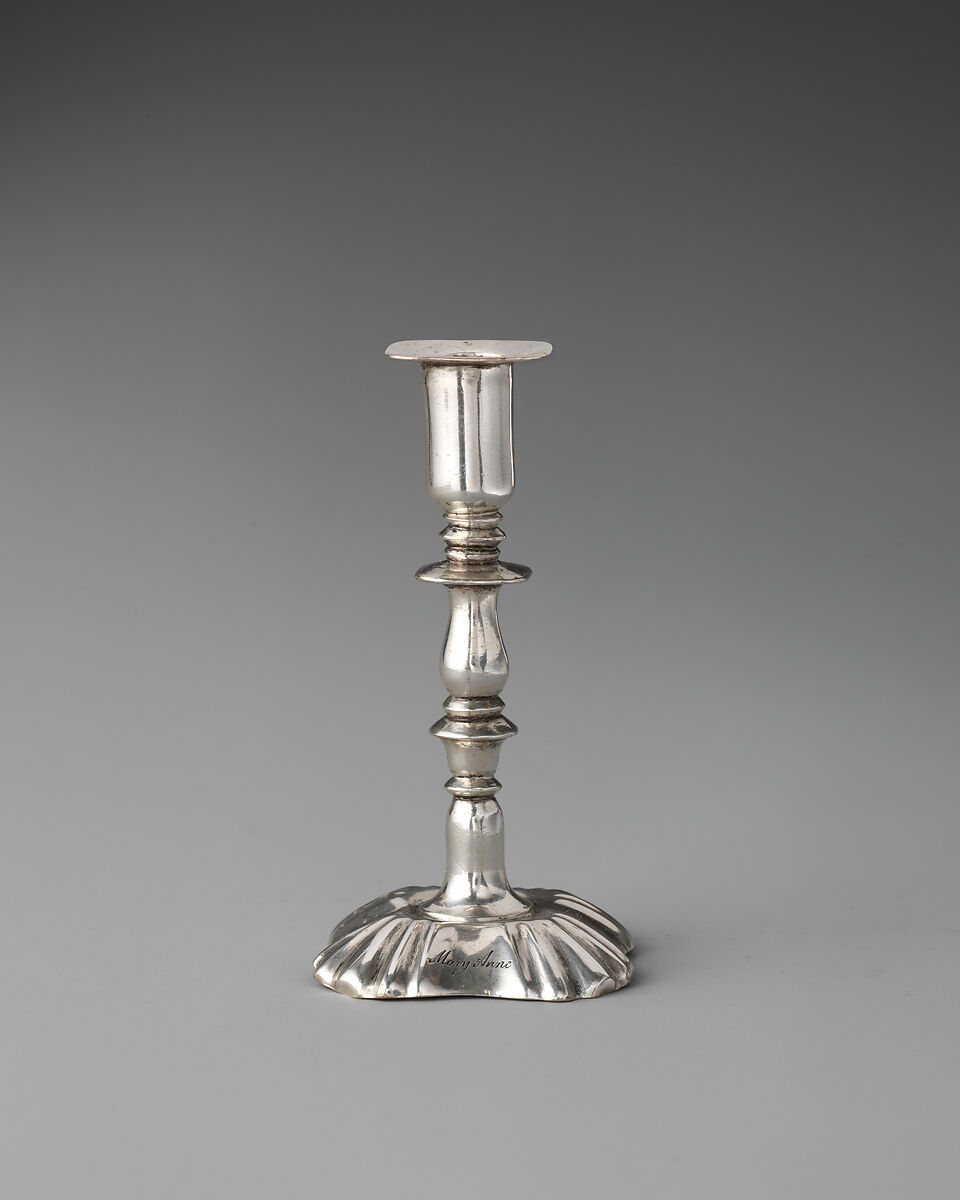 Miniature candlestick (one of a pair), Henry Flavelle, Silver, Irish, Dublin 