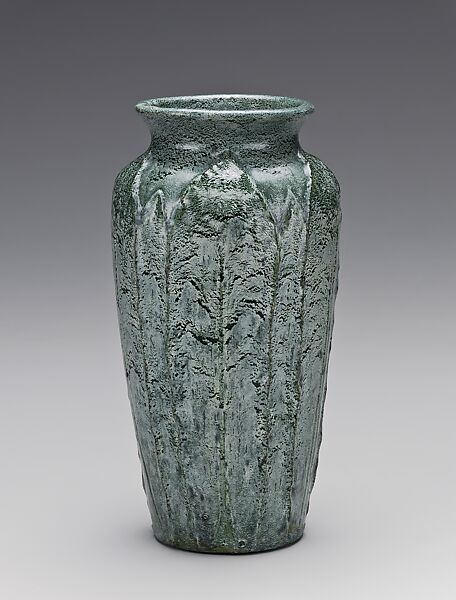 Vase, Merrimac Pottery (1900–1908), Earthenware, American 