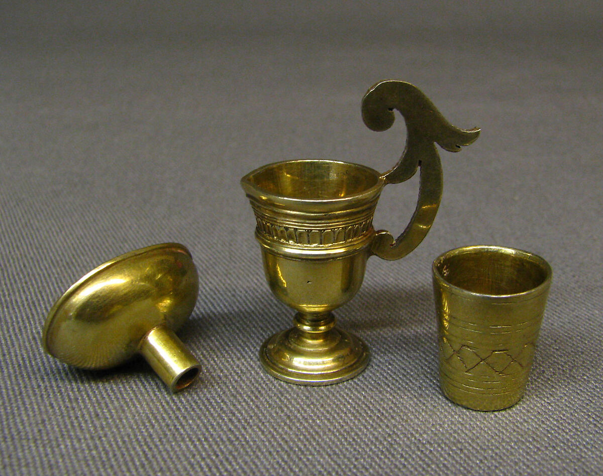 Miniature beaker, Silver, German, probably Augsburg 