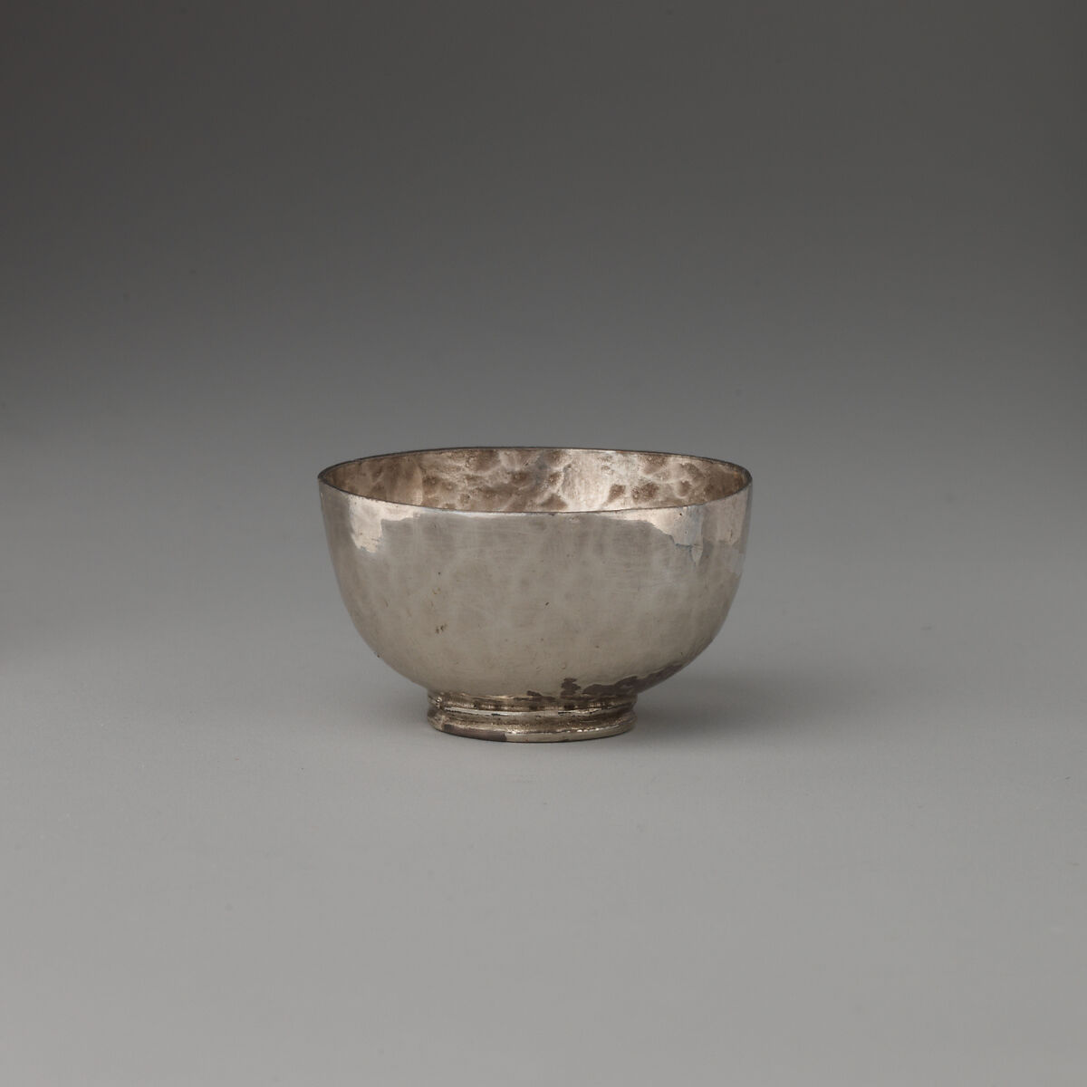 Miniature bowl, Possibly by George Manjoy (British, active 1685–ca. 1720), Silver, British, London 