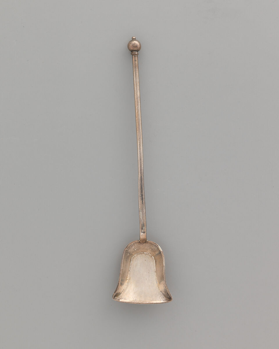 Miniature shovel, David Clayton (British, active 1689), Silver, British, London 