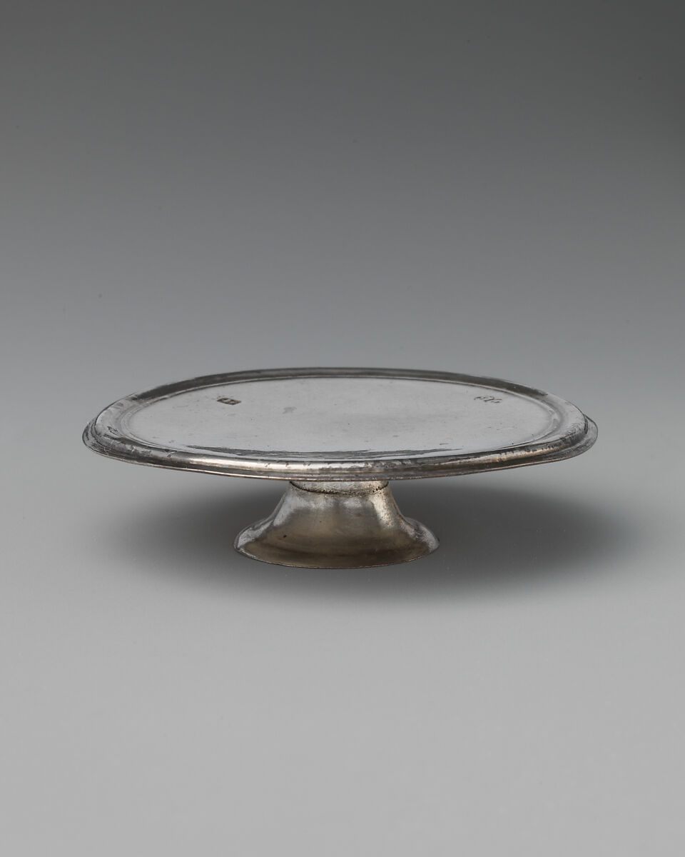 Miniature tazza, David Clayton (British, active 1689), Silver, British, London 