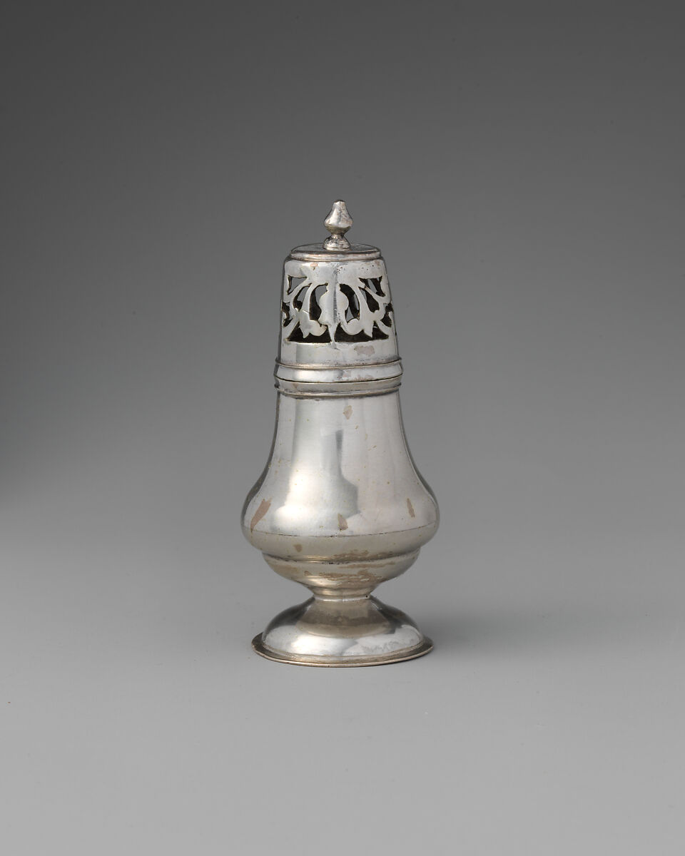 Miniature cruet with cover, S. A.  , possibly, Silver, Dutch, Amsterdam 