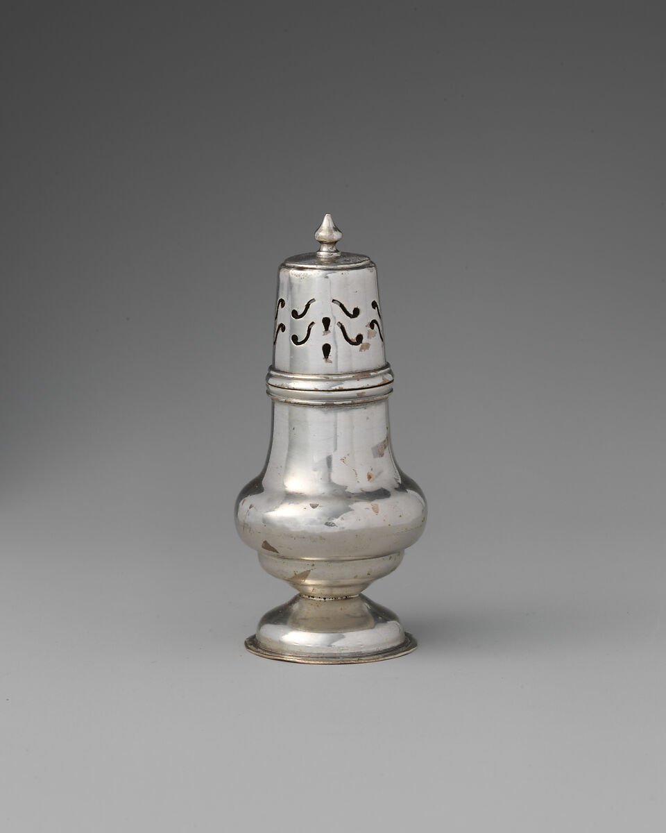 Miniature cruet with cover, S. A.  , possibly, Silver, Dutch, Amsterdam 