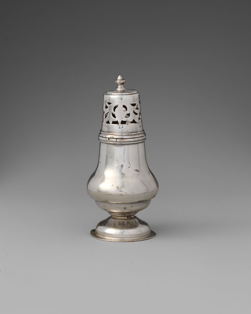 Miniature cruet with cover, S. A.  , possibly, Silver, Dutch, Amsterdam 