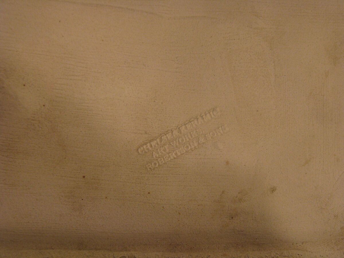 Tile, Chelsea Keramic Art Works (1872–1889), Earthenware, American