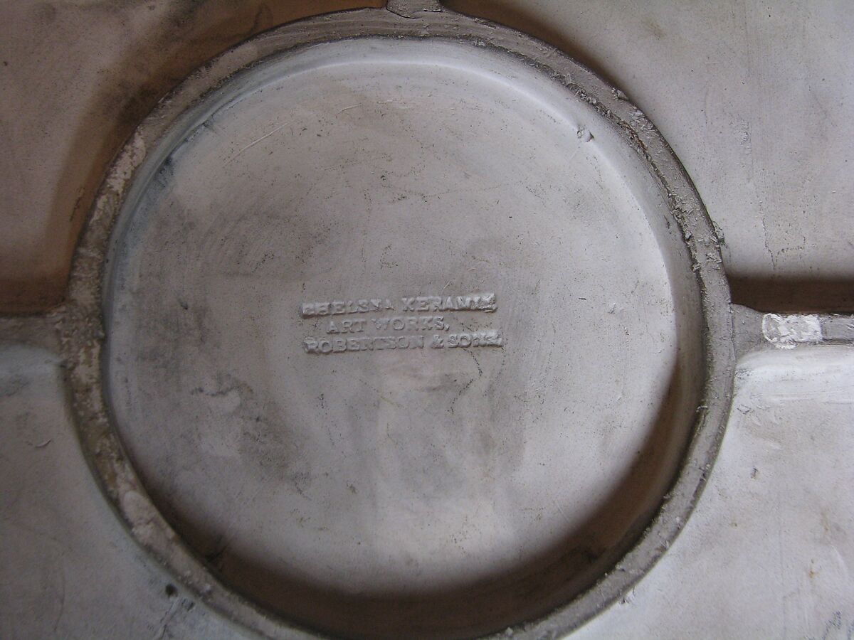 Tile, Chelsea Keramic Art Works (1872–1889), Earthenware, American