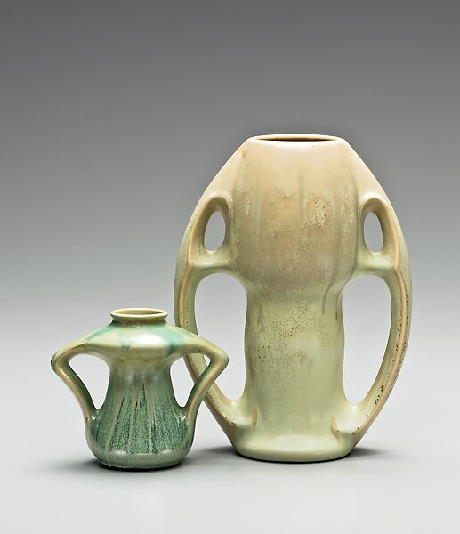 Vase, Clifton Art Pottery (1905–11), Porcelaneous stoneware, American 