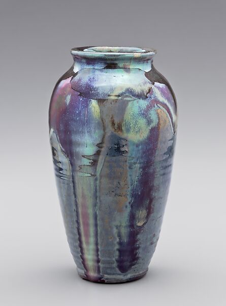Vase, Pewabic Pottery (1903–1961), Stoneware, American 