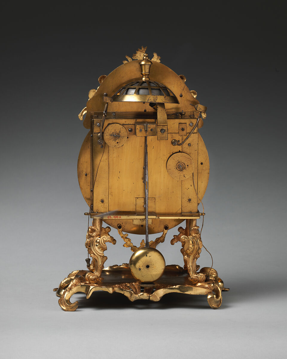 Table or bracket clock, Clockmaker: Christopher Pinchbeck II (British, died 1783), Pinchbeck metal, mahogany case, British, London