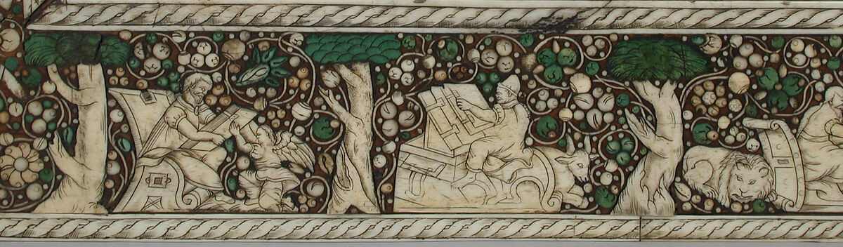 Chess and tric-trac game board, Wood, ivLoutre1!ory, bone, mother-of-pearl, German