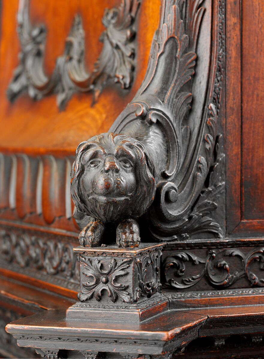 Medal cabinet, Attributed to William Vile (British, Somerset 1715–1767 London), Mahogany with carved and applied decoration, British