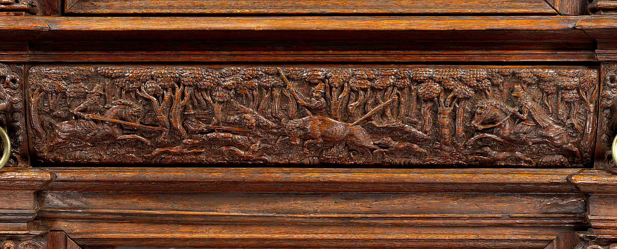 Cupboard (Beeldenkast), Oak, Dutch, Amsterdam