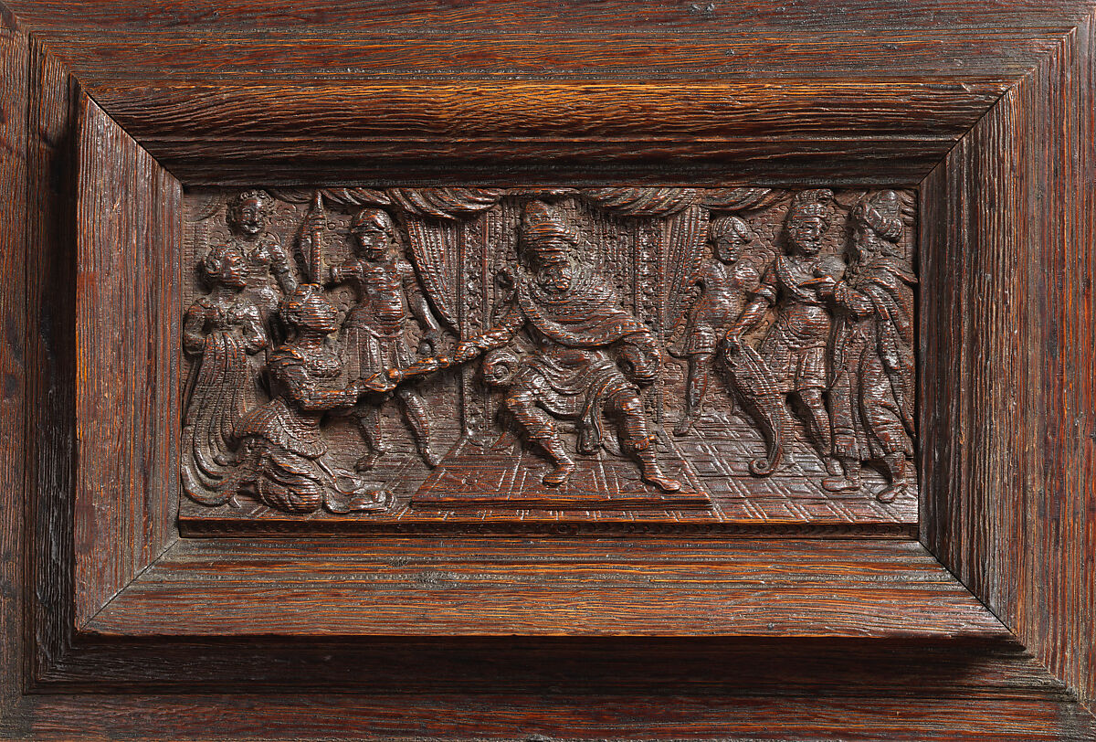 Cupboard (Beeldenkast), Oak, Dutch, Amsterdam