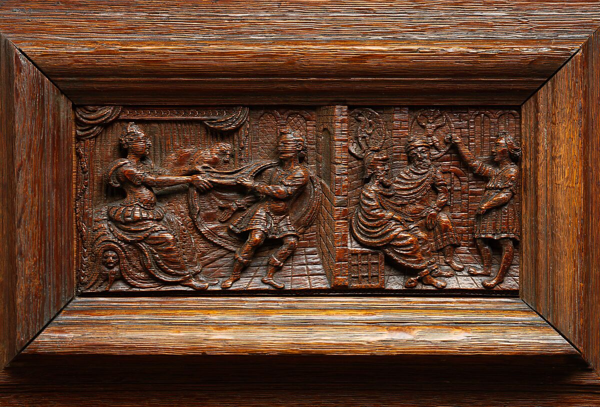 Cupboard (Beeldenkast), Oak, Dutch, Amsterdam