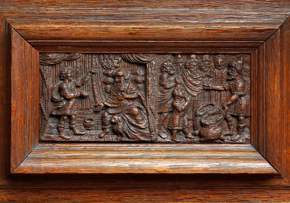 Cupboard (Beeldenkast), Oak, Dutch, Amsterdam
