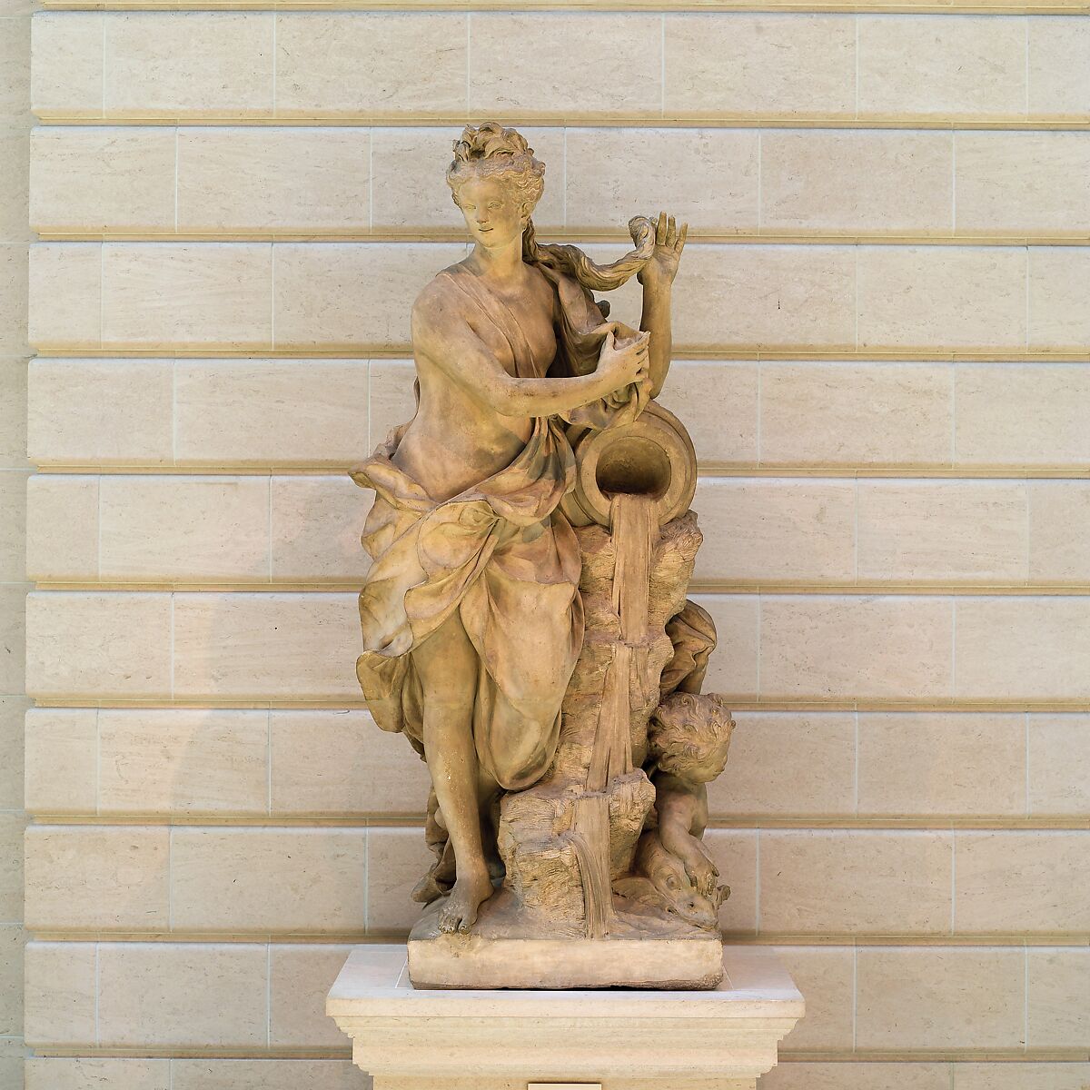 Water, Probably by Jean-Pierre Defrance (1694–1768), Limestone, French, Rouen 