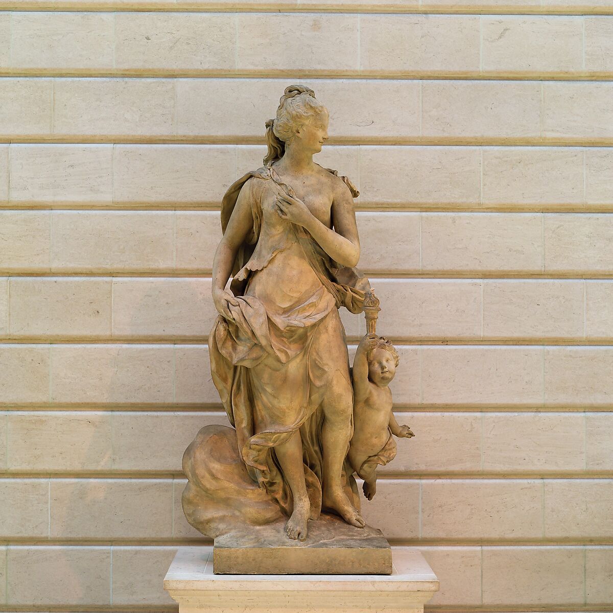 Fire, Probably by Jean-Pierre Defrance (1694–1768), Limestone, French, Rouen 