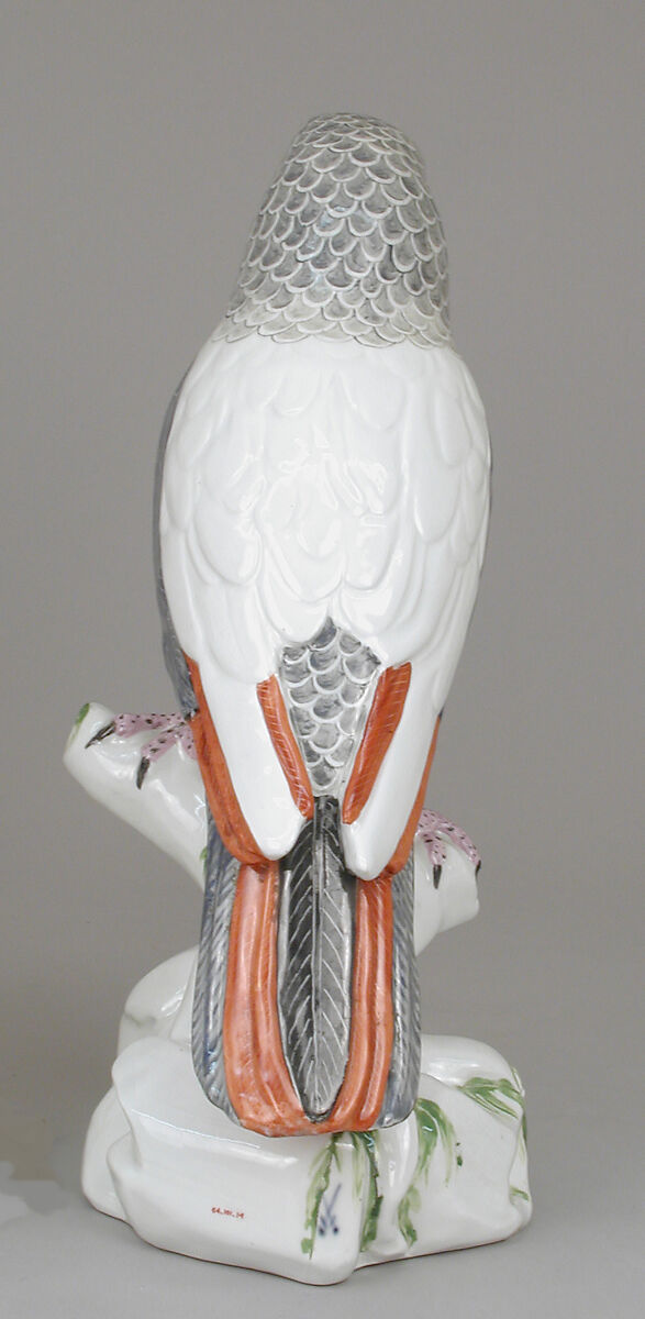 Parrot, Meissen Manufactory (German, 1710–present), Hard-paste porcelain, German, Meissen