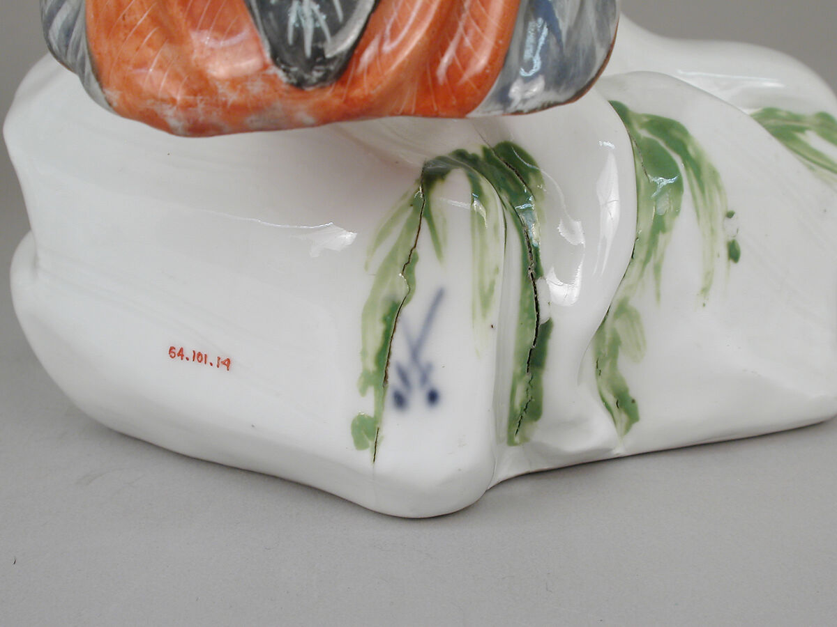 Parrot, Meissen Manufactory (German, 1710–present), Hard-paste porcelain, German, Meissen