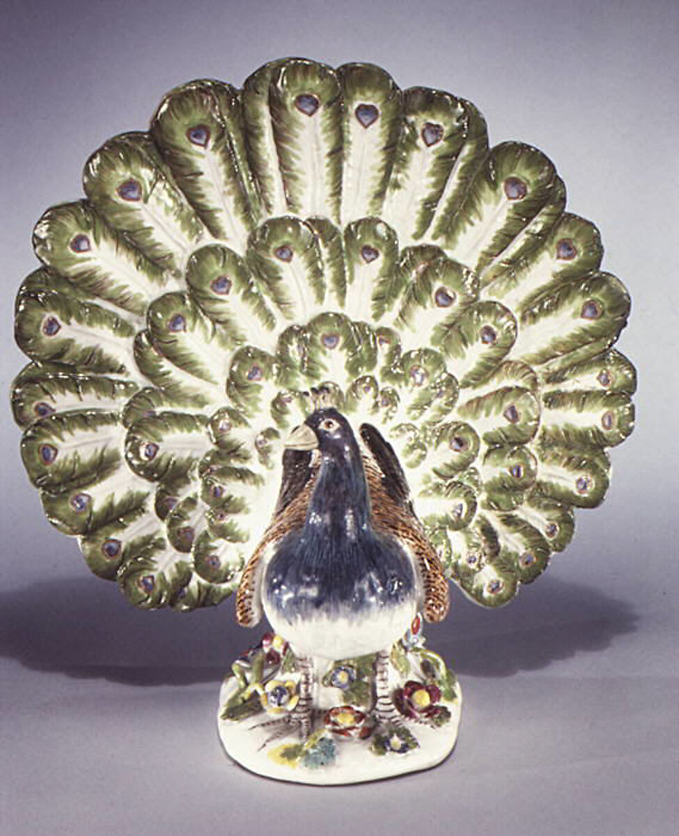 Peacock, Meissen Manufactory (German, 1710–present), Hard-paste porcelain, German, Meissen 