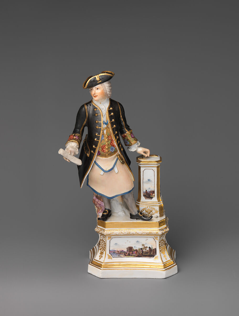 Freemason, Meissen Manufactory (German, 1710–present), Hard-paste porcelain decorated in 
polychrome enamels, gold, German, Meissen 