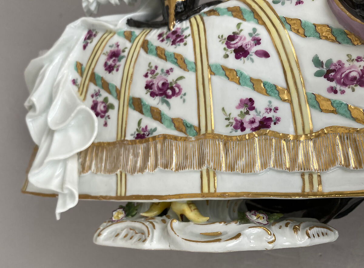 Theater figure, Meissen Manufactory (German, 1710–present), Hard-paste porcelain, German, Meissen