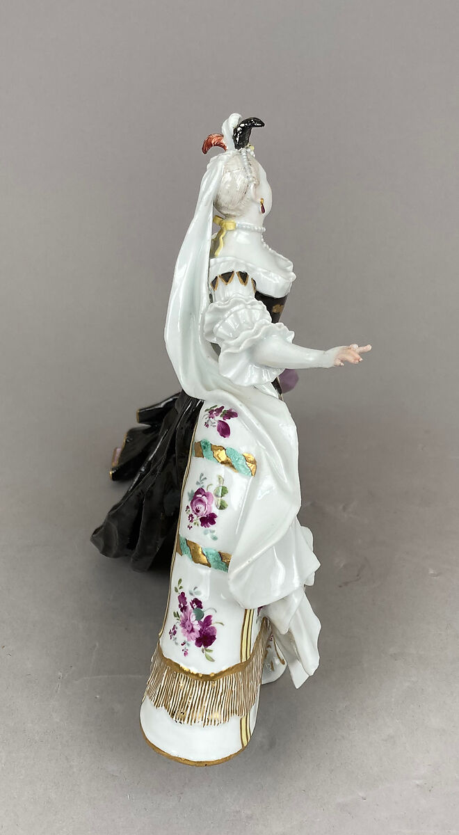 Theater figure, Meissen Manufactory (German, 1710–present), Hard-paste porcelain, German, Meissen
