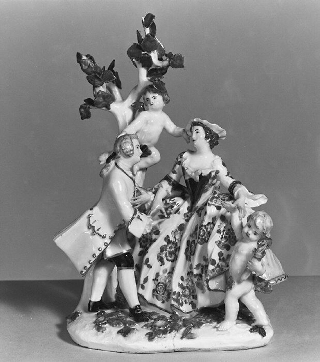 The Betrothal, Meissen Manufactory (German, 1710–present), Hard-paste porcelain, German, Meissen 