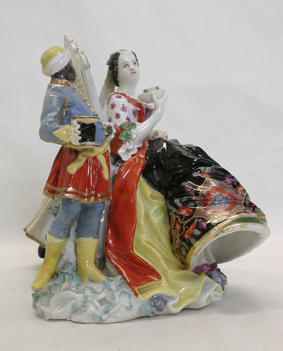 The Handkiss, Meissen Manufactory (German, 1710–present), Hard-paste porcelain, German, Meissen