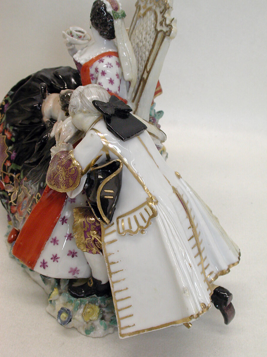 The Handkiss, Meissen Manufactory (German, 1710–present), Hard-paste porcelain, German, Meissen