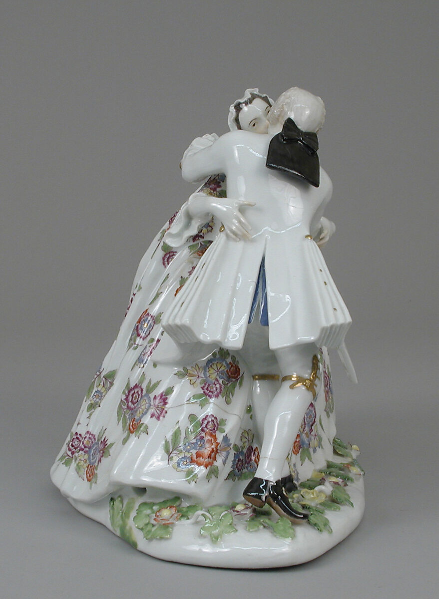 The Kiss, Meissen Manufactory (German, 1710–present), Hard-paste porcelain, German, Meissen