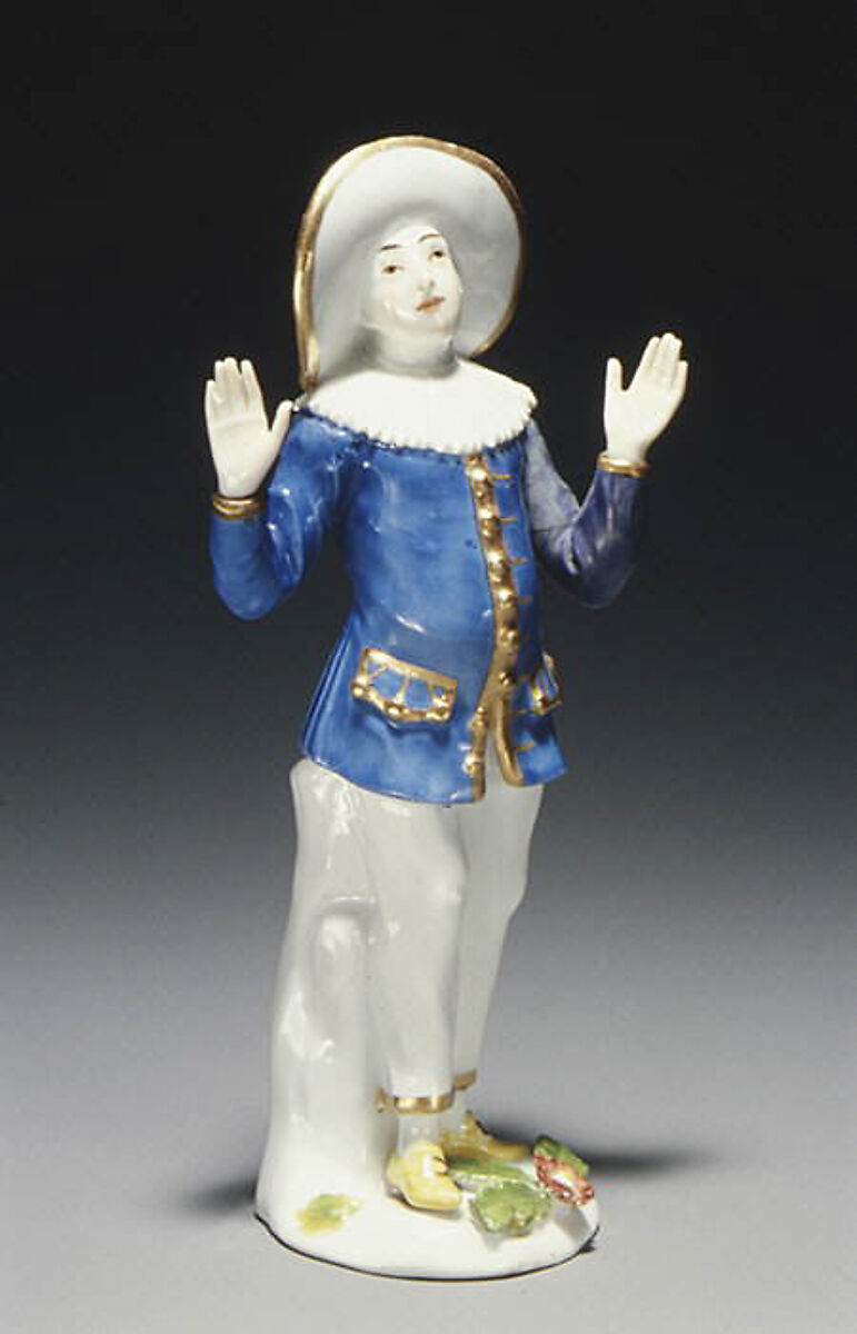Pedrolino, Meissen Manufactory (German, 1710–present), Hard-paste porcelain, German, Meissen 