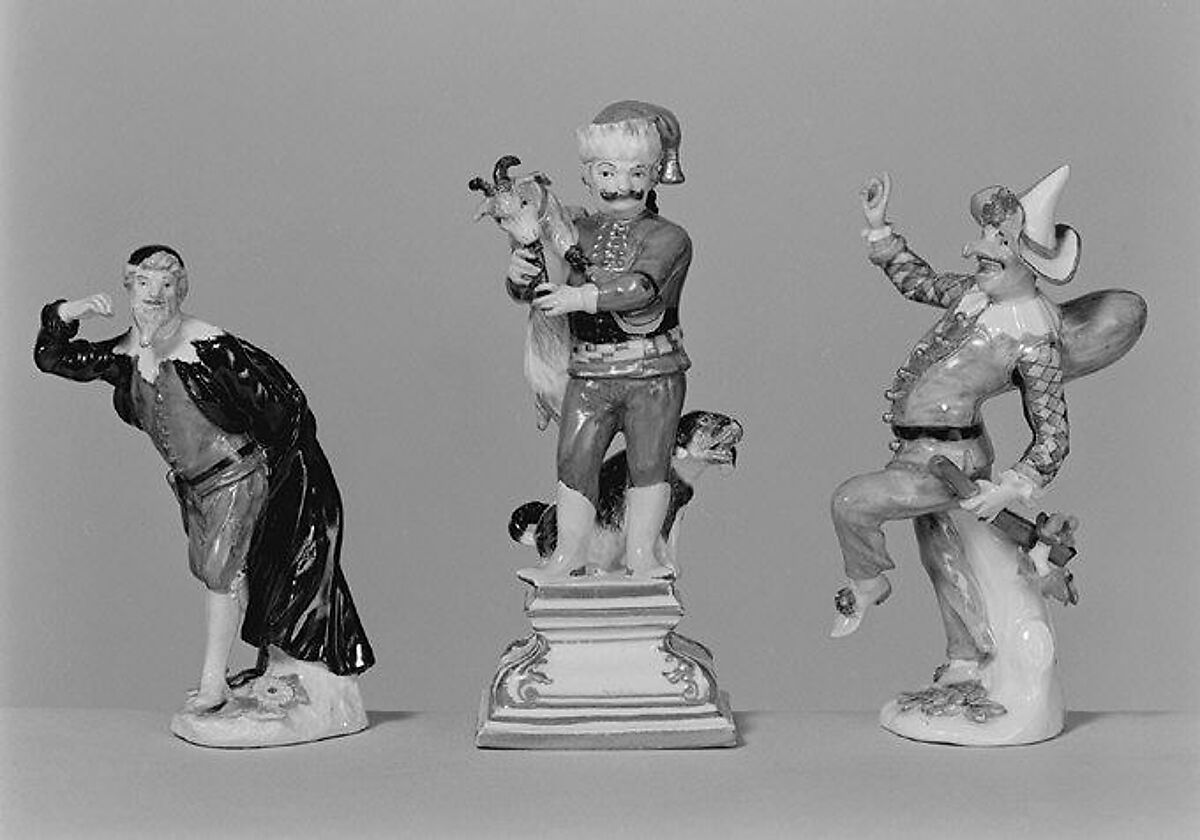 Pulcinella, Meissen Manufactory (German, 1710–present), Hard-paste porcelain, German, Meissen 