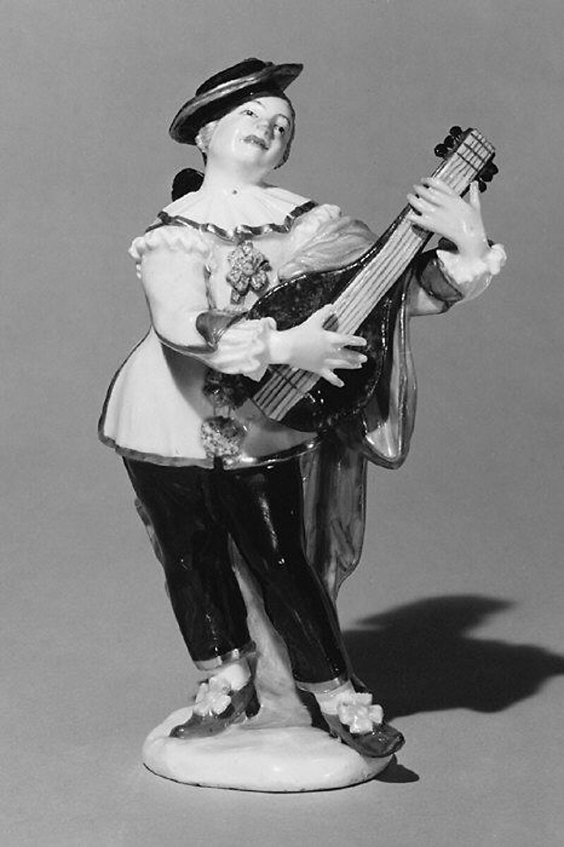 Musician, Meissen Manufactory (German, 1710–present), Hard-paste porcelain, German, Meissen 