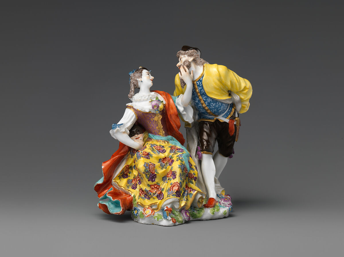 Columbine and Pantaloon, Meissen Manufactory (German, 1710–present), Hard-paste porcelain, German, Meissen 
