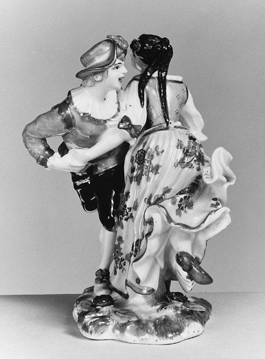 Dutch dancers, Meissen Manufactory (German, 1710–present), Hard-paste porcelain, German, Meissen