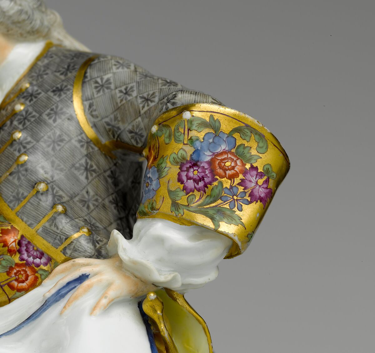 Two Freemasons, Meissen Manufactory (German, 1710–present), Hard-paste porcelain decorated in polychrome enamels, gold, German, Meissen