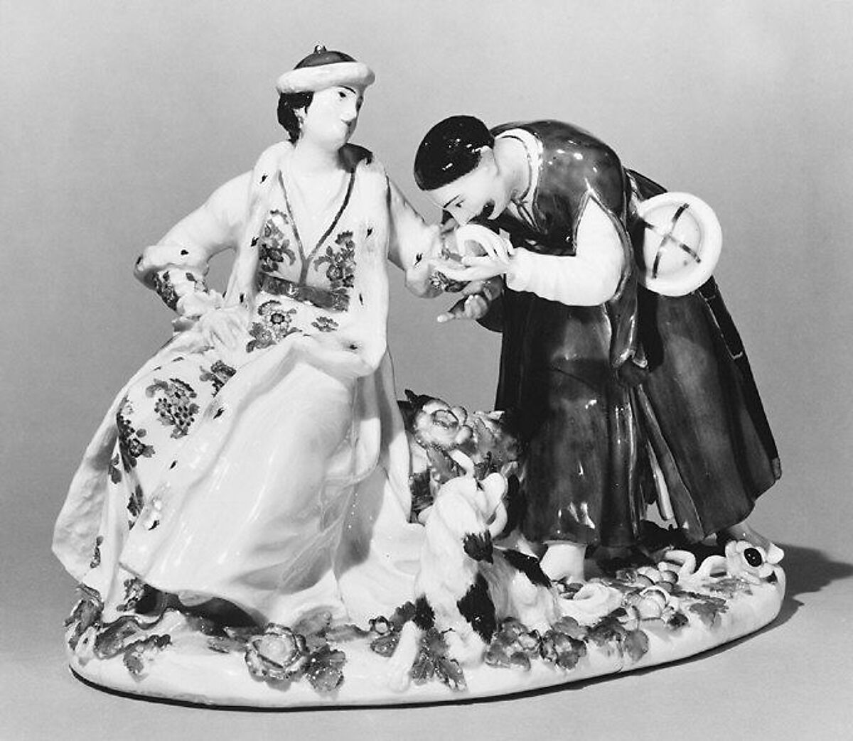 Polish handkiss, Meissen Manufactory (German, 1710–present), Hard-paste porcelain, German, Meissen 