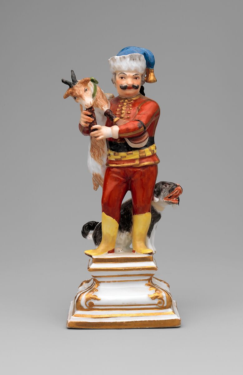 Schindler (court jester and hussar), Meissen Manufactory (German, 1710–present), Hard-paste porcelain, German, Meissen 