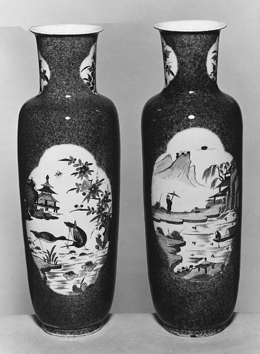Pair of vases, Meissen Manufactory (German, 1710–present), Hard-paste porcelain, German, Meissen 