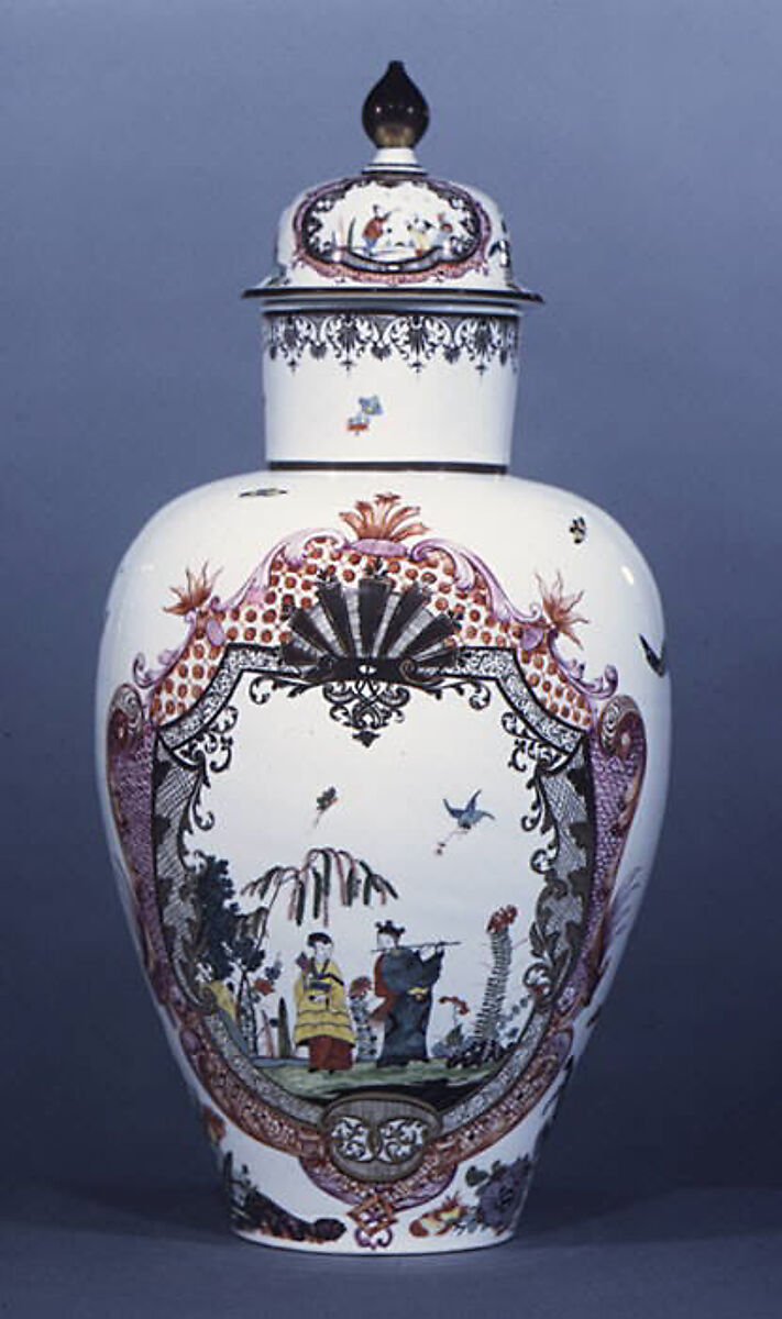 Vase (part of a set), Meissen Manufactory (German, 1710–present), Hard-paste porcelain, German, Meissen