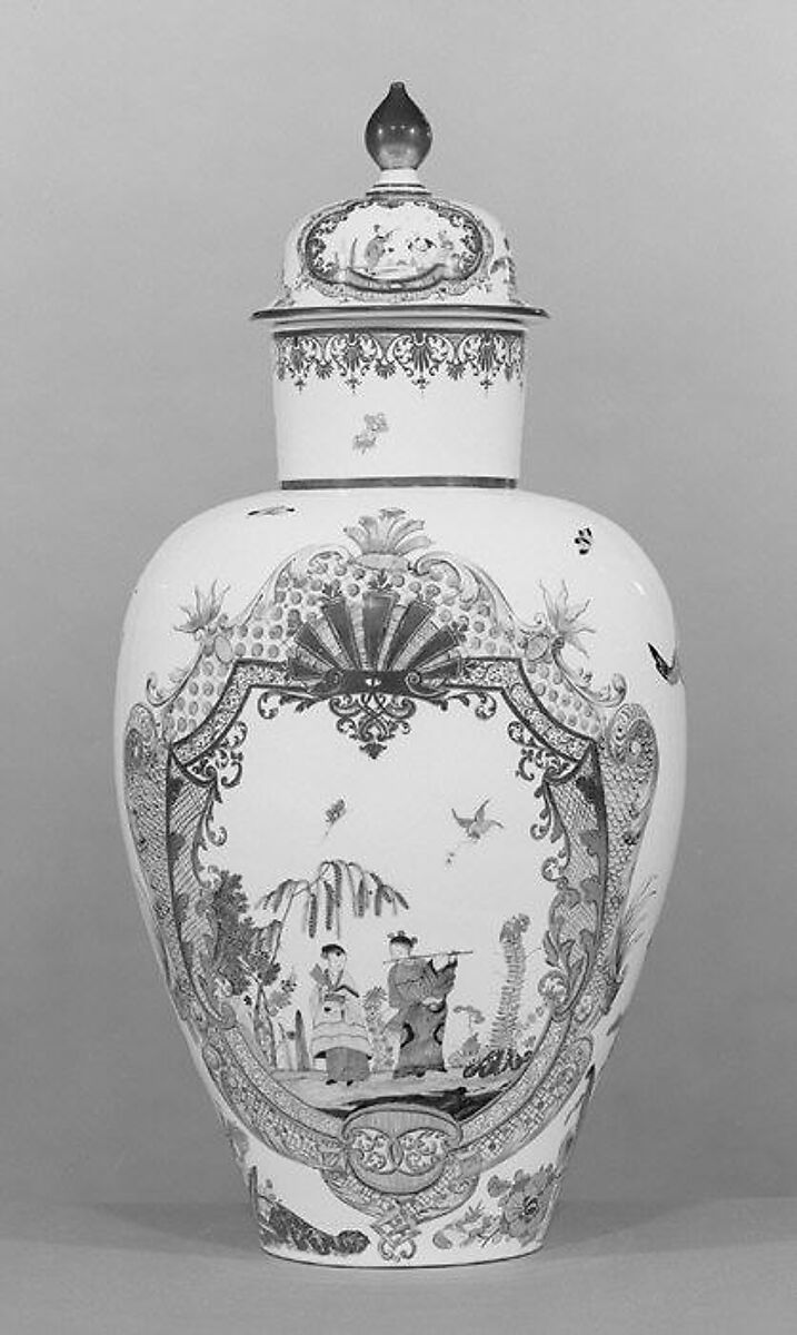 Vase (part of a set), Meissen Manufactory (German, 1710–present), Hard-paste porcelain, German, Meissen