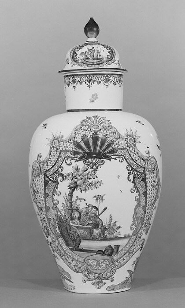 Vase (part of a set), Meissen Manufactory (German, 1710–present), Hard-paste porcelain, German, Meissen