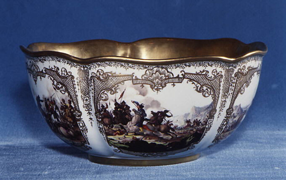 Bowl, Meissen Manufactory (German, 1710–present), Hard-paste porcelain, German, Meissen