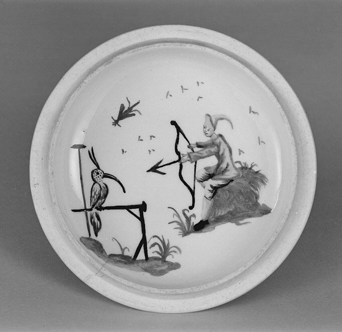 Circular bowl with cover and saucer, Meissen Manufactory (German, 1710–present), Hard-paste porcelain, German, Meissen