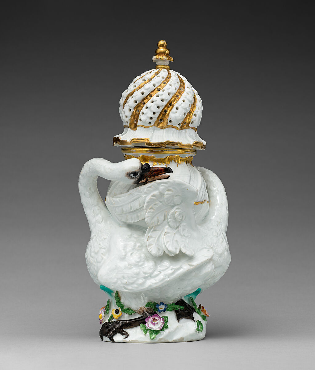 Sugar caster (part of a service), Meissen Manufactory (German, 1710–present), Hard-paste porcelain, German, Meissen