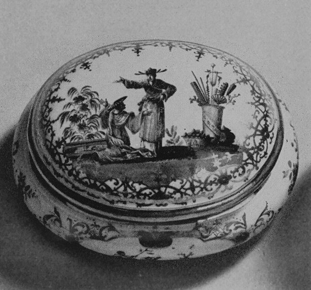 Sugar box, Meissen Manufactory (German, 1710–present), Hard-paste porcelain, German, Meissen 