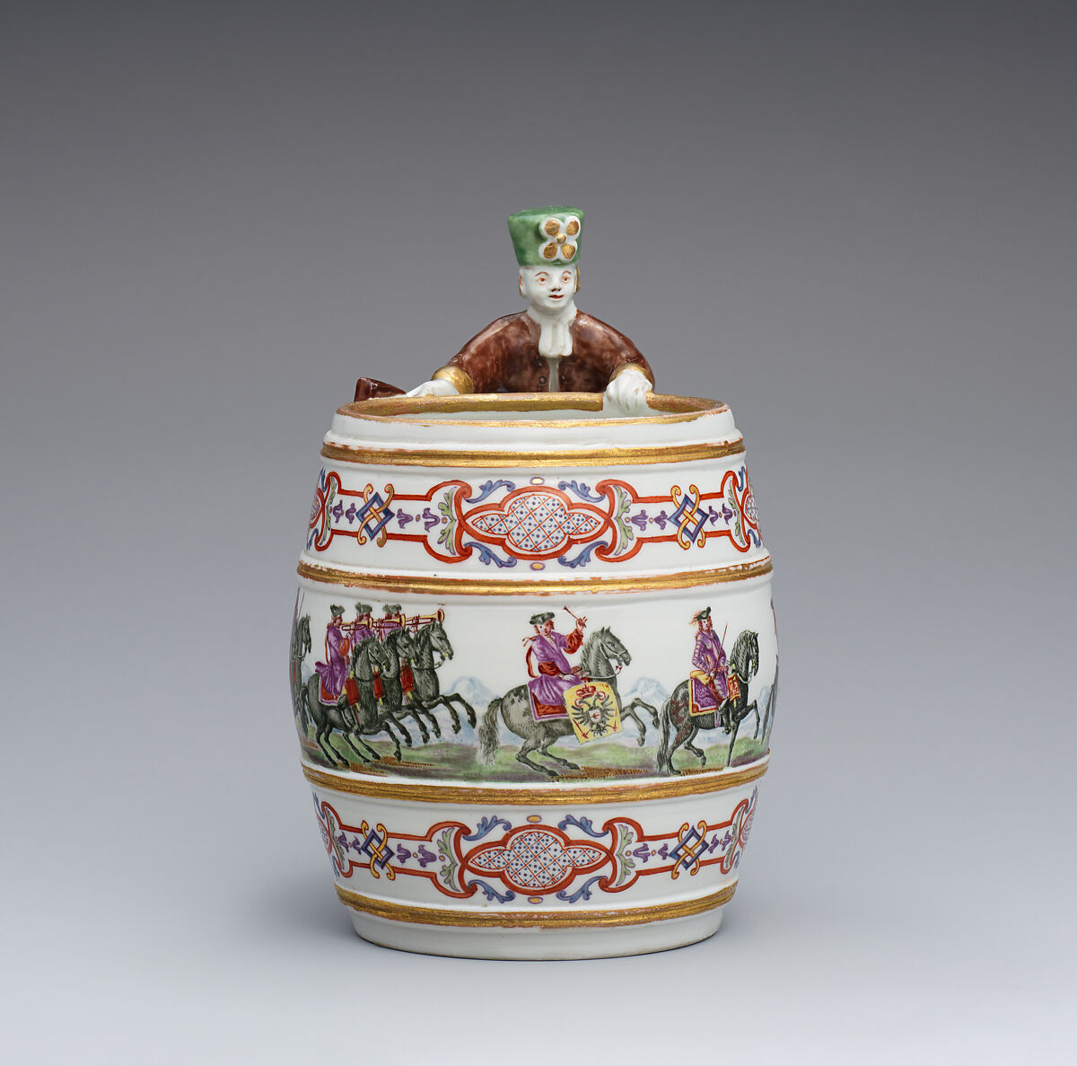 Tankard, Vienna, Hard-paste porcelain, Austrian, Vienna